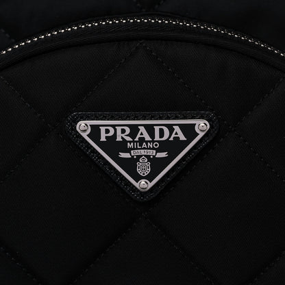 Prada Nylon Tessuto Impuntu Quilted Backpack Black 9 of 11