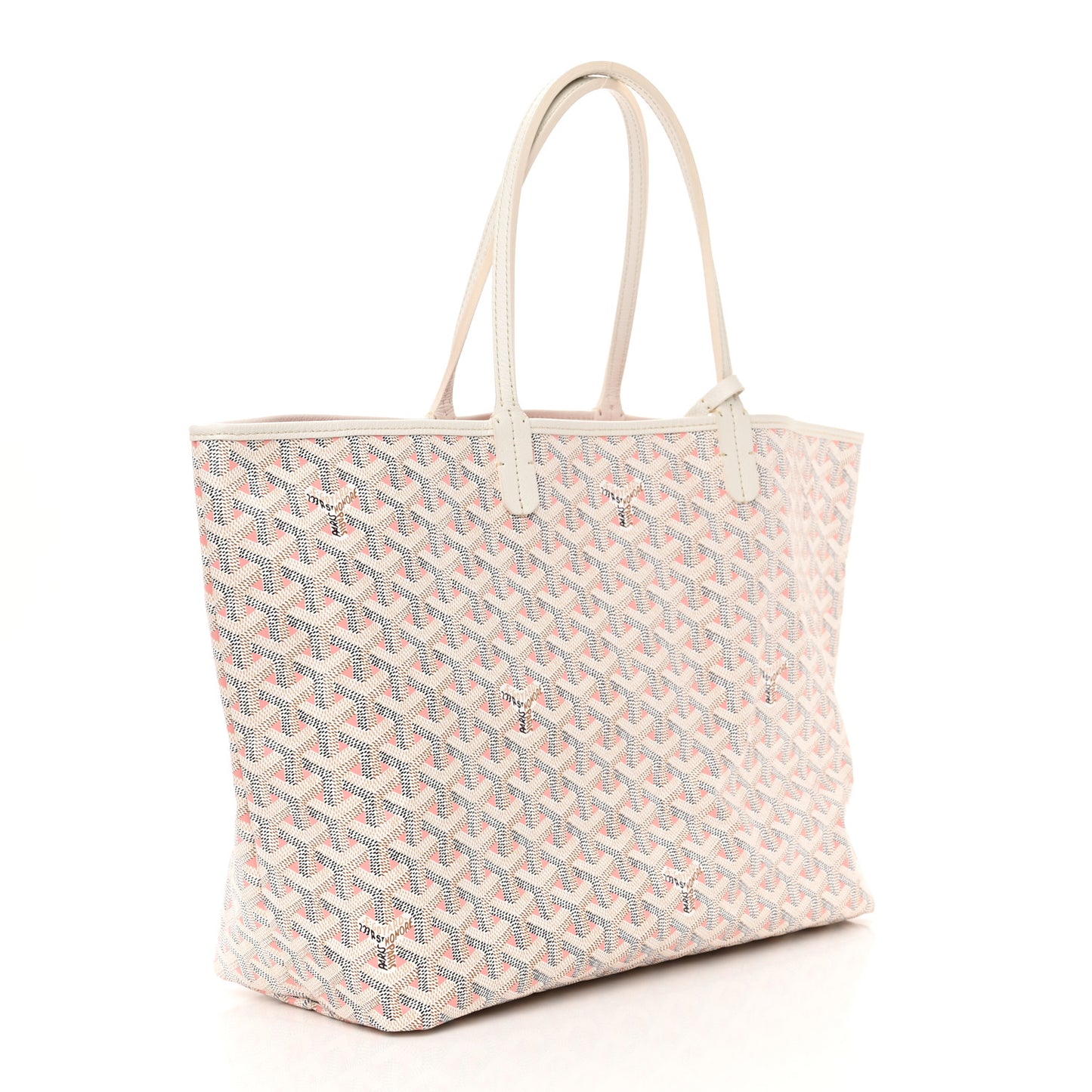 Goyardine Saint Louis Claire Voie PM White Pink