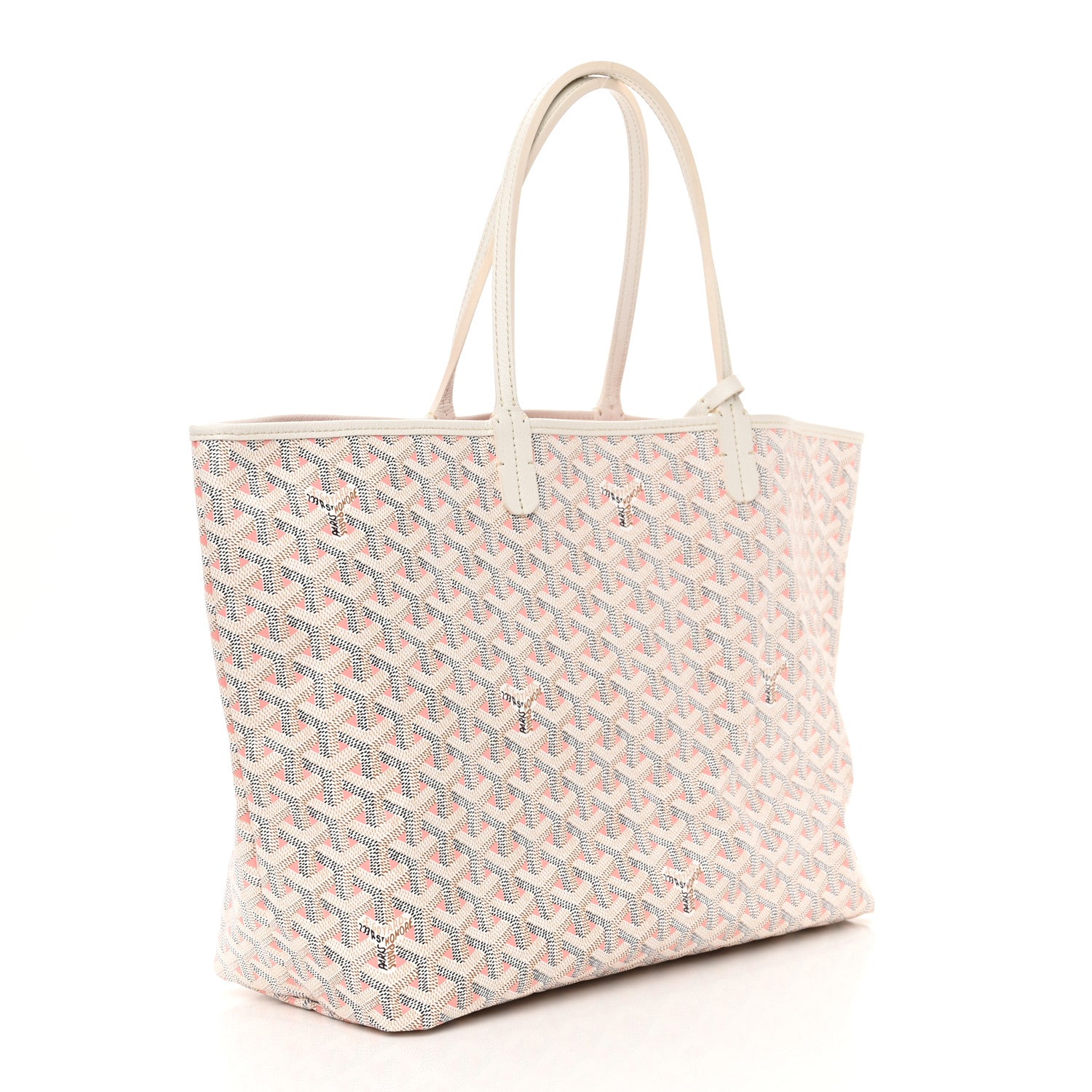 Goyard Goyardine Saint Louis Claire Voie PM White Pink 4 of 11