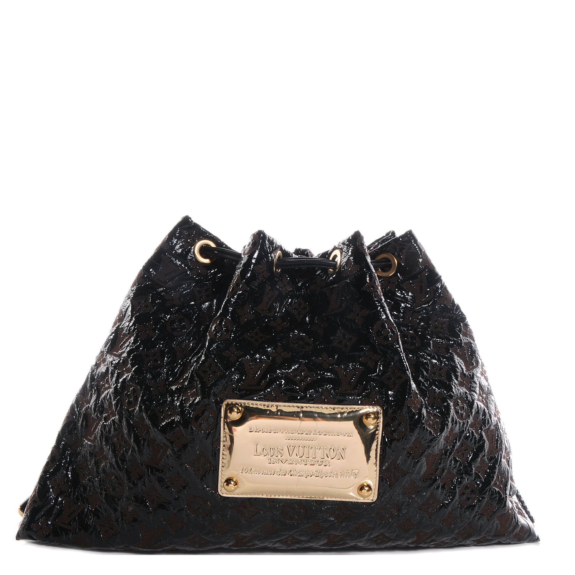 Louis Vuitton Vinyl Monogram Squishy Inventeur Black 1 of 8