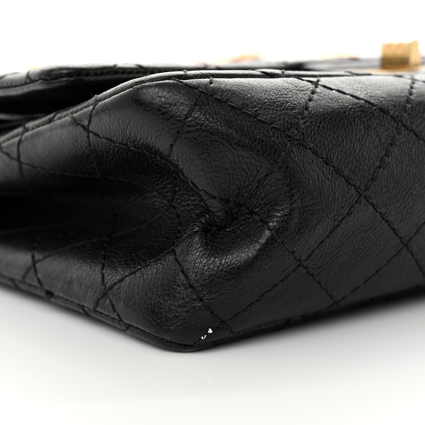 Calfskin Quilted Spoon Charms Brasserie 2.55 Reissue 225 Flap Black