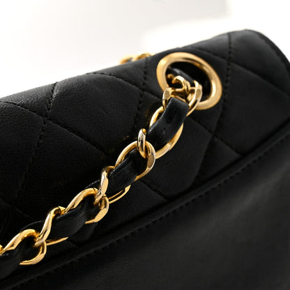 Chanel Lambskin Quilted Small Single Flap Black 13 of 15