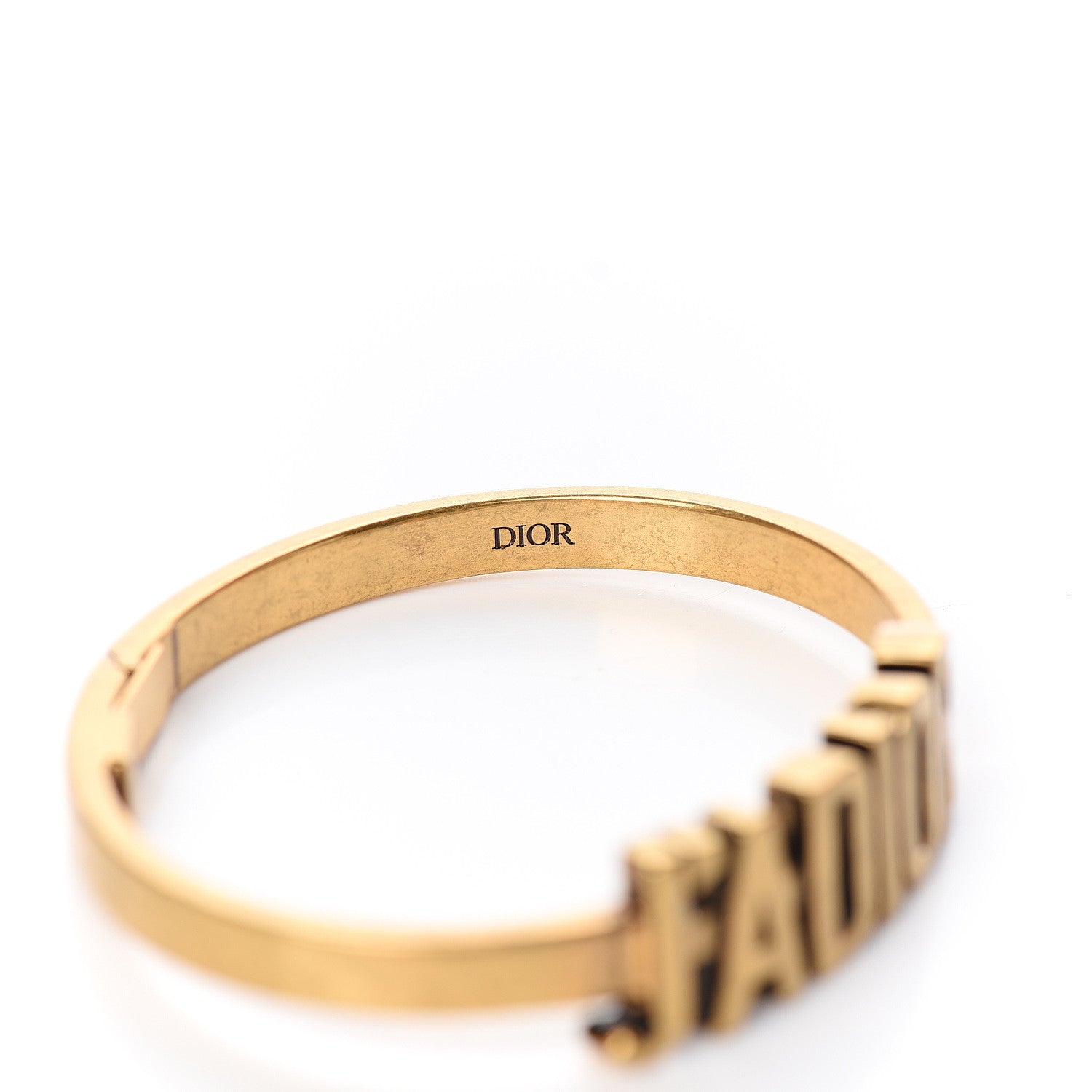 Christian Dior Metal J'Adior Bracelet Cuff Gold 3 of 5