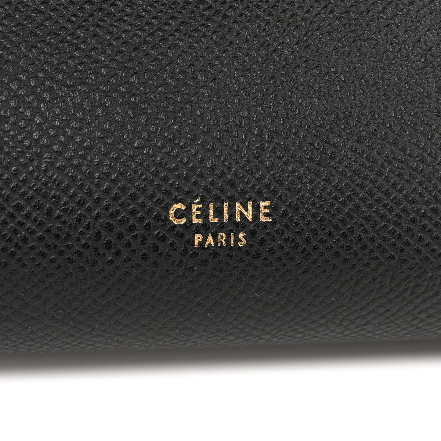 Grained Calfskin Mini Belt Bag Black