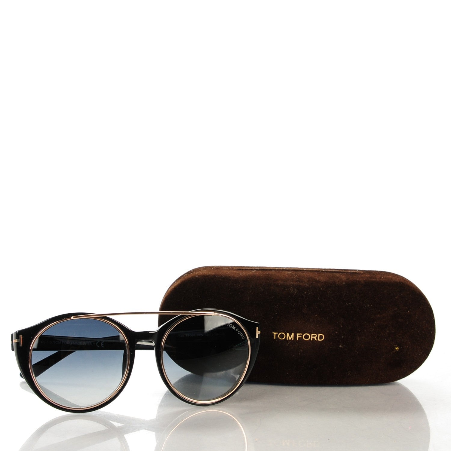 Tom Ford Joan Sunglasses TF383 Black Gold 7 of 7