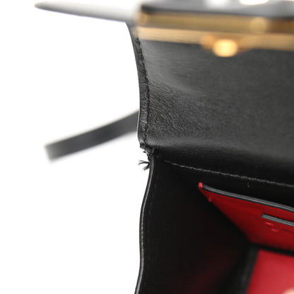 Valentino Garavani Smooth Calfskin Micro VSling Shoulder Bag Black 5 of 10