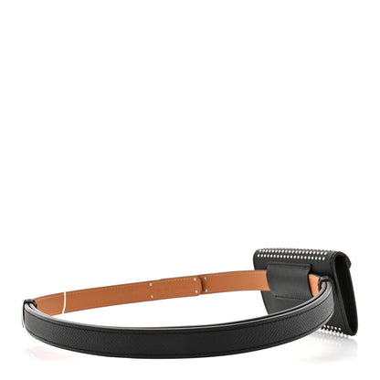 Hermes Epsom Filou Kelly Pocket 18 Belt Black 2 of 7