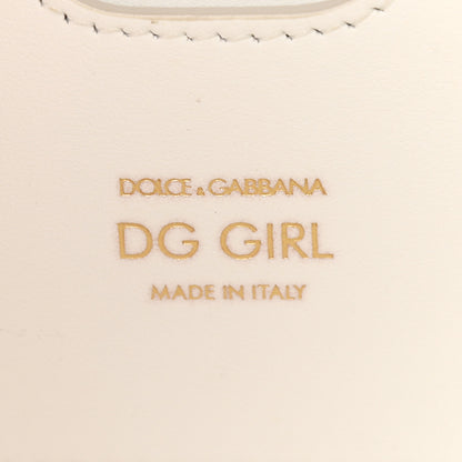 Dolce & Gabbana Calfskin DG Girls Phone Shoulder Bag White 6 of 9
