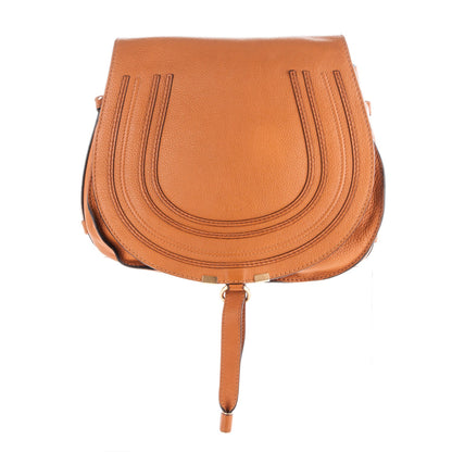 Chloe Calfskin Medium Marcie Round Crossbody Bag Tan 1 of 6