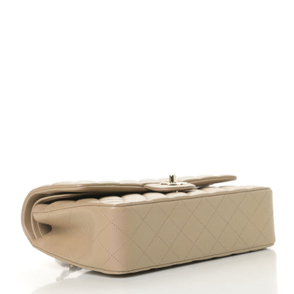 Chanel Iridescent Caviar Quilted Medium Double Flap Dark Beige 4 of 11