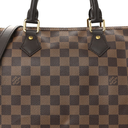 Louis Vuitton Damier Ebene Speedy Bandouliere 35 9 of 12