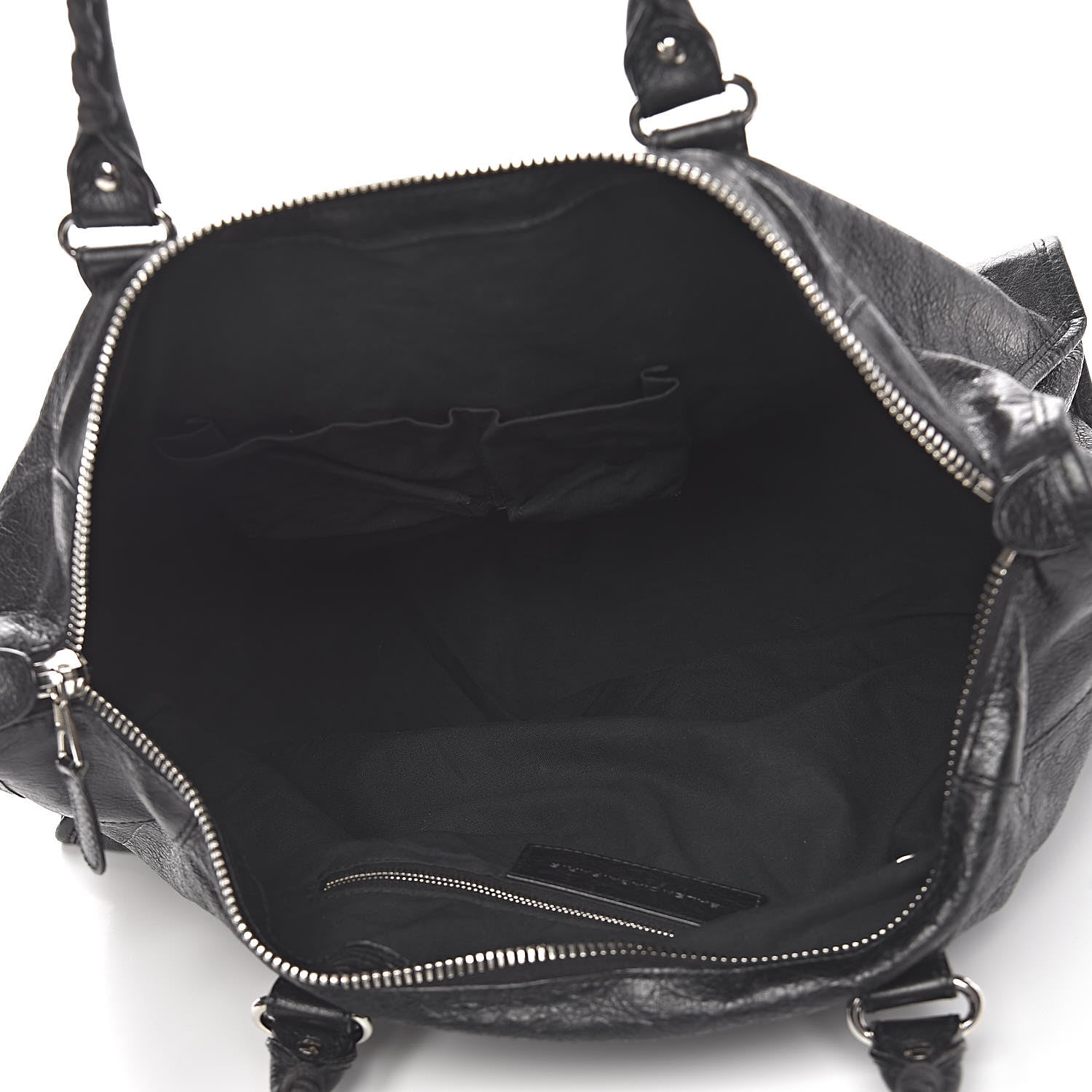 Balenciaga Agneau Giant 12 Silver Hardware Work Black 5 of 10