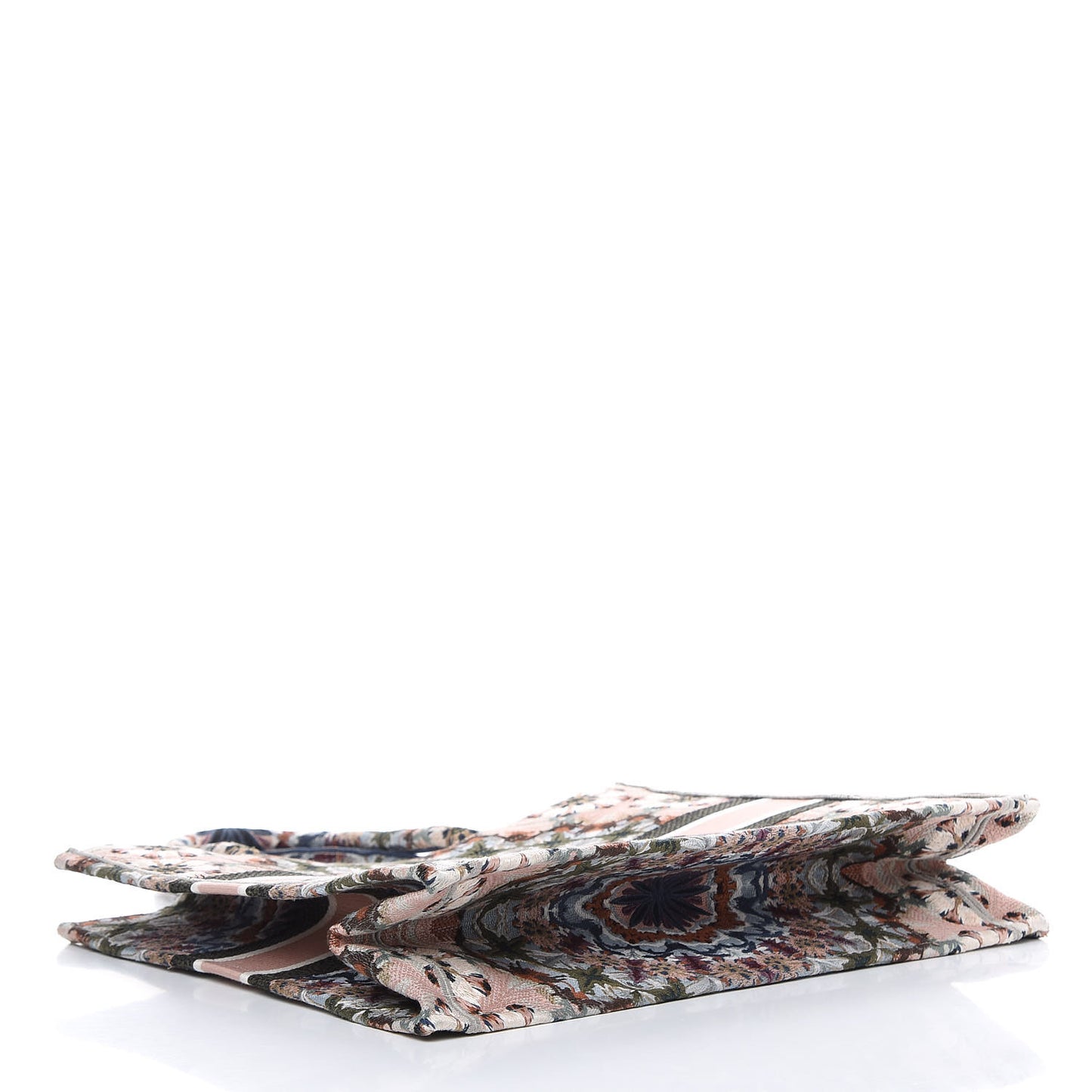 Canvas Embroidered KaleiDioroscopic Book Tote Multicolor