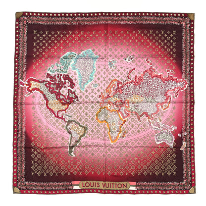 Louis Vuitton Silk World Square Scarf Multicolor 1 of 3