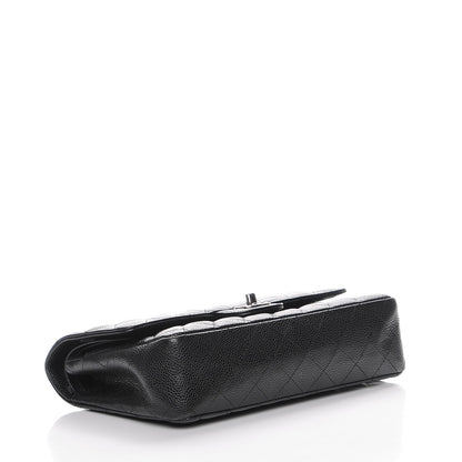 Chanel Caviar Quilted Medium Double Flap Black 4 of 8