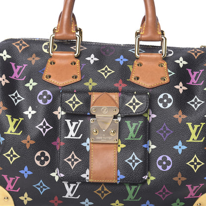 Louis Vuitton Monogram Multicolor Speedy 30 Black 8 of 10
