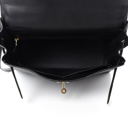 Hermes Togo Kelly Retourne 32 Black 5 of 12
