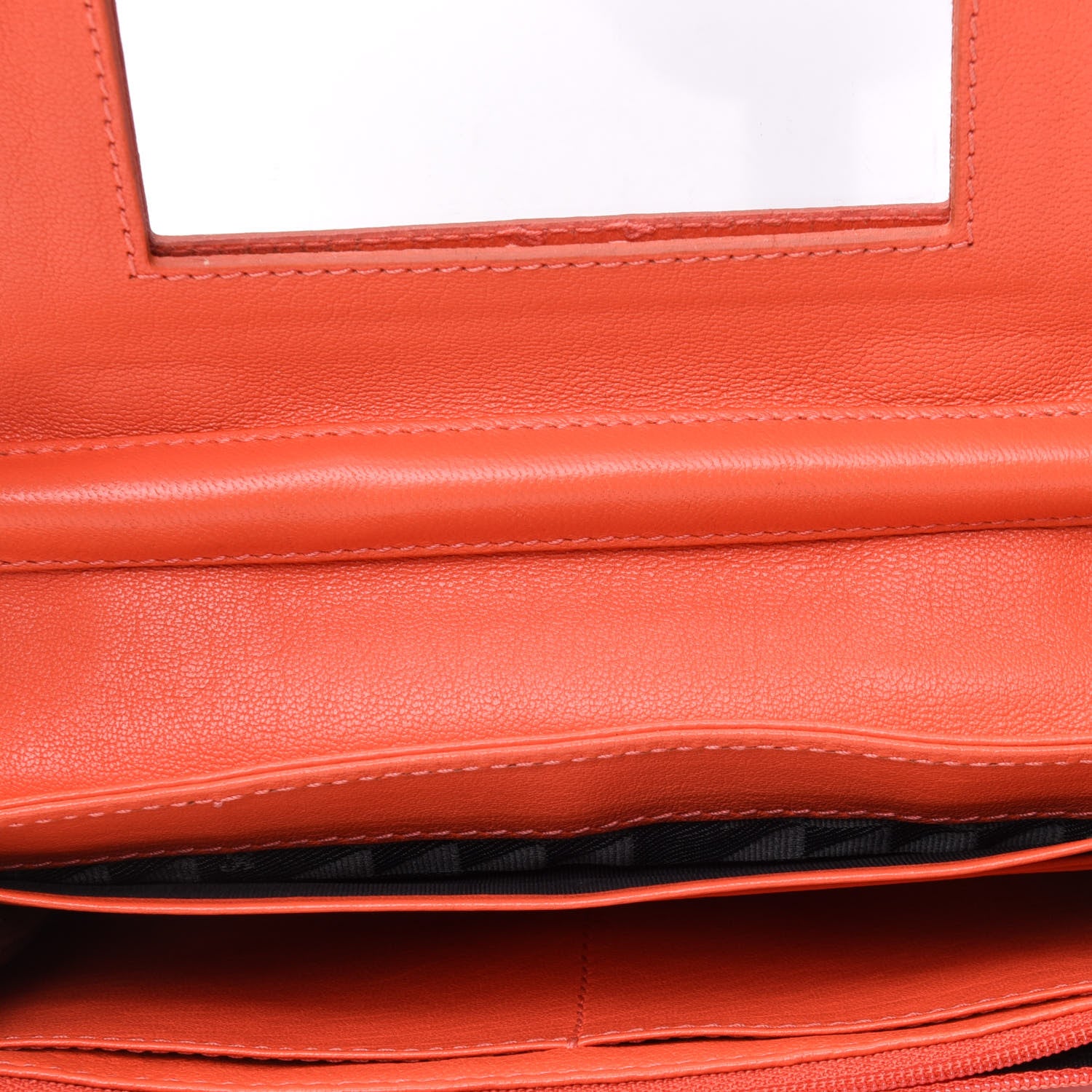 Proenza Schouler Lambskin PS1 Large Chain Wallet Deep Coral 6 of 10