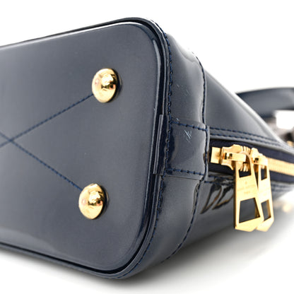 Louis Vuitton Patent Monogram Alma BB Marine 9 of 11