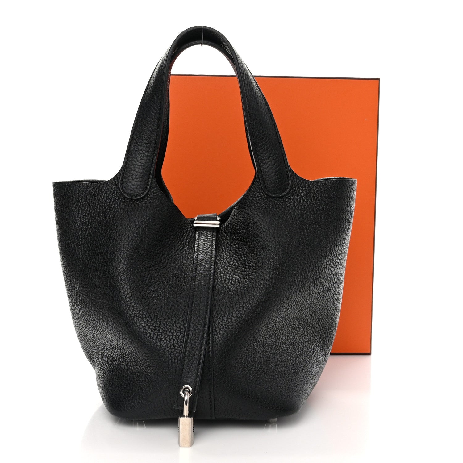 Hermes Taurillon Clemence Picotin Lock 18 PM Black 11 of 11