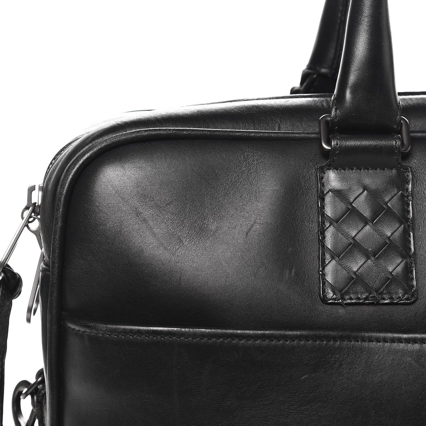 Calfskin Briefcase Nero Black