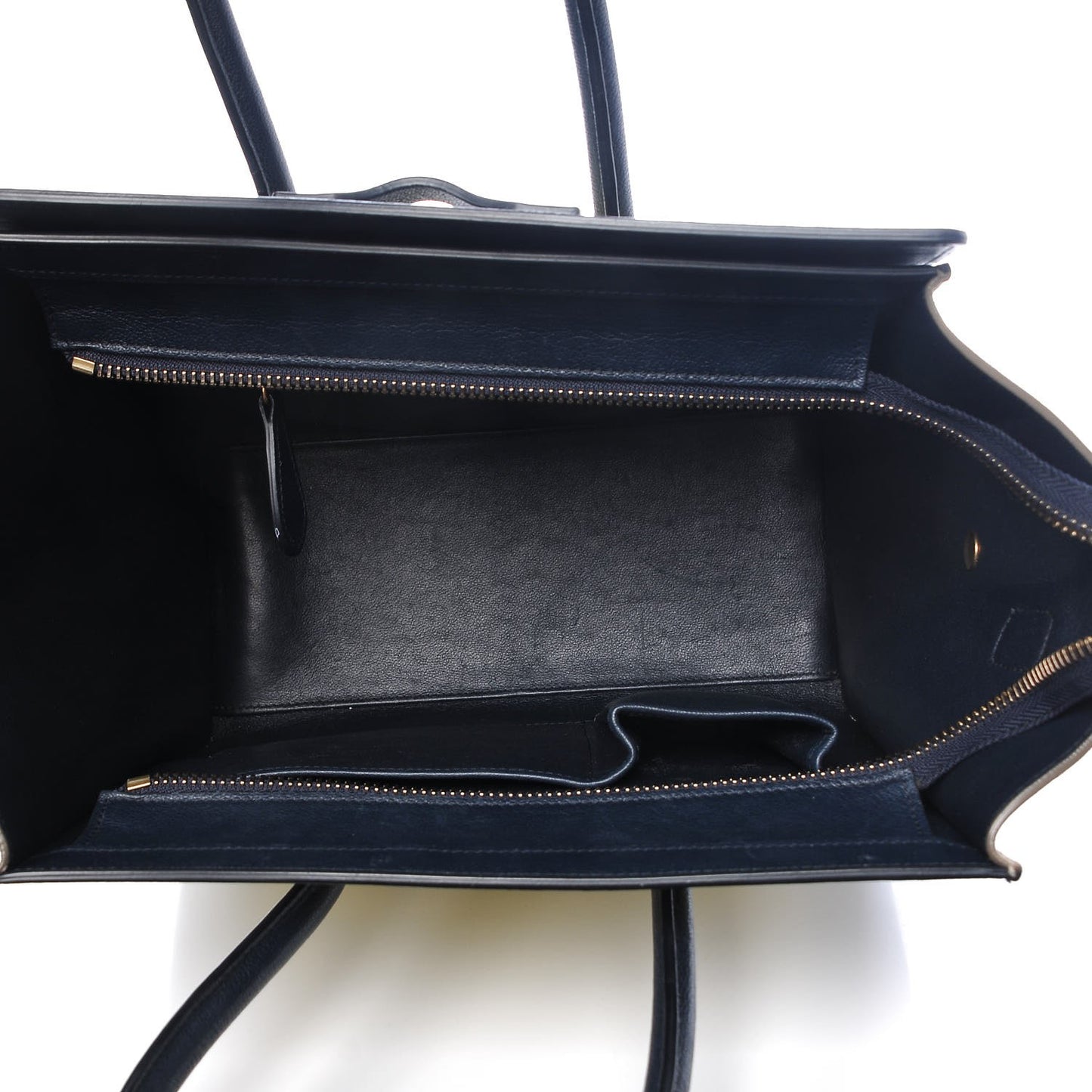 Nubuck Grained Calfskin Micro Tri-Color Luggage Fluo Yellow