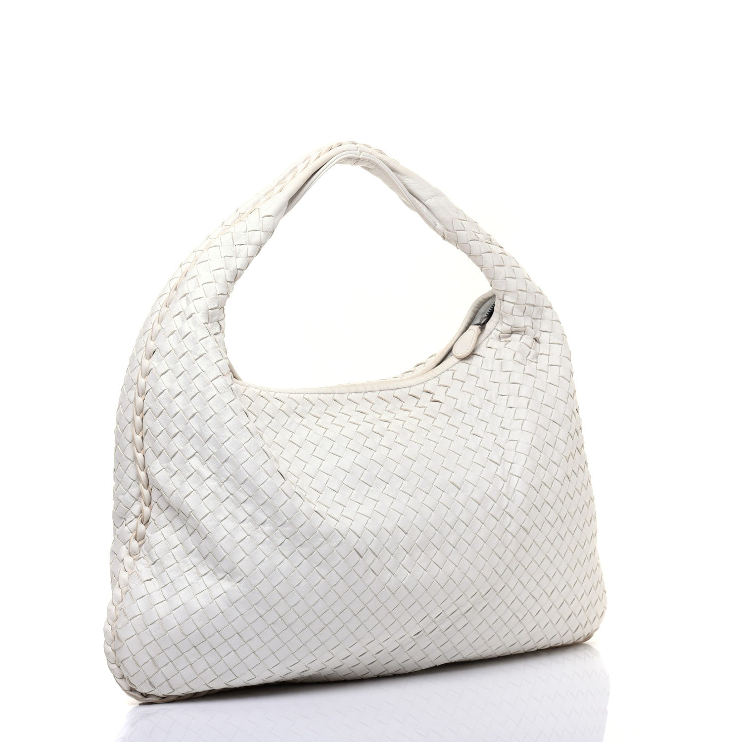 Bottega Veneta Nappa Intrecciato Large Veneta Hobo White 3 of 10
