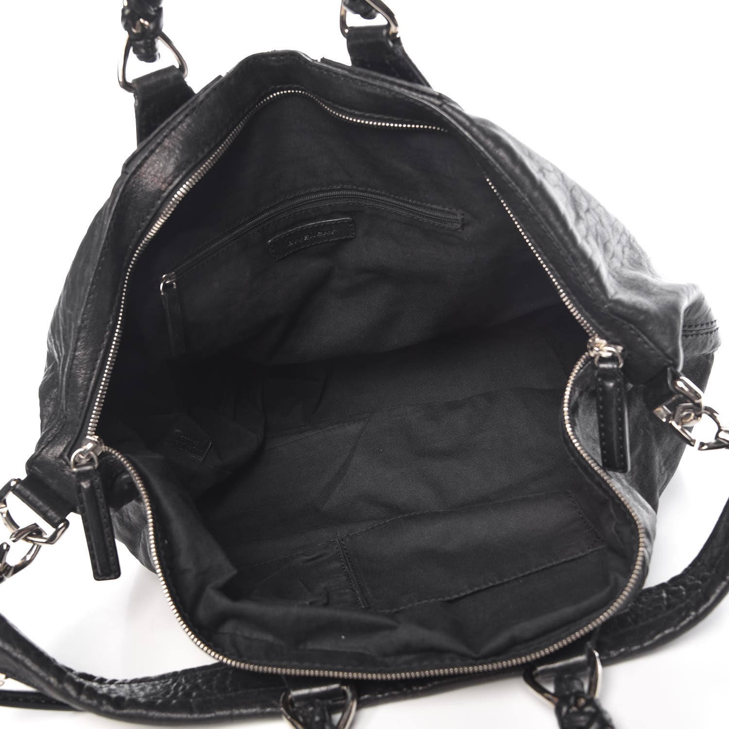 Givenchy Wrinkled Lambskin Large Chain Wrap Nightingale Black 6 of 12