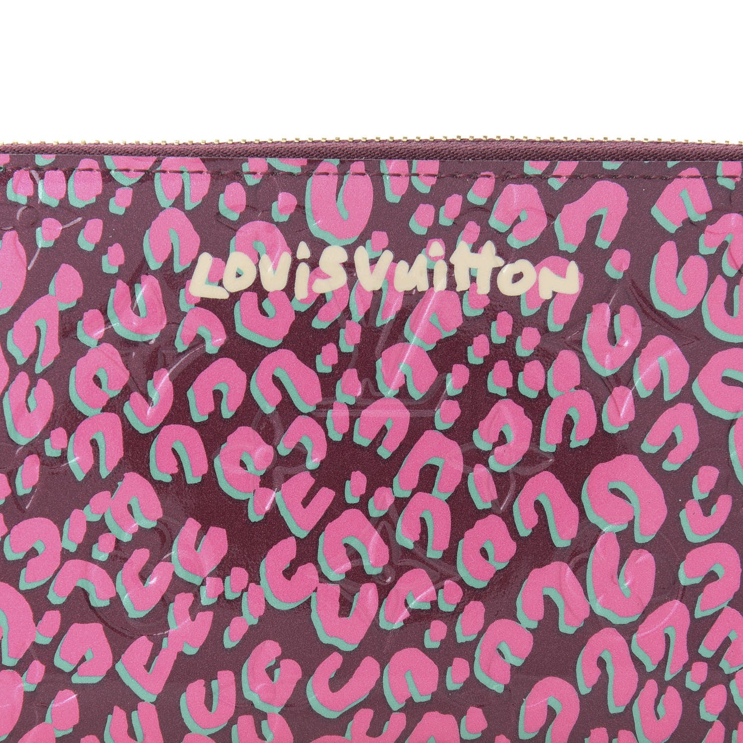 Louis Vuitton Vernis Leopard Zippy Wallet Rouge Fauviste 9 of 9
