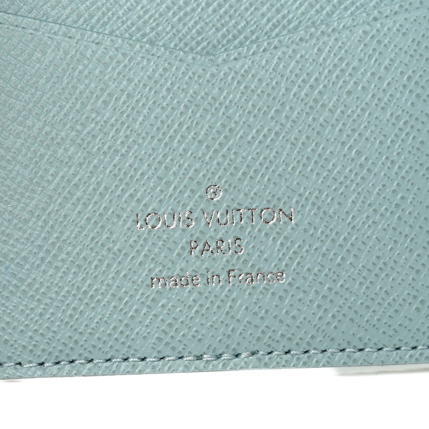 Louis Vuitton Monogram Aquagarden Pocket Organizer NM Crystal Blue 6 of 7