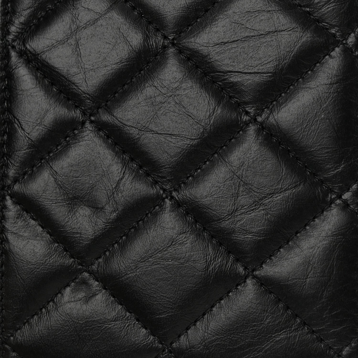 Chanel Aged Calfskin Lucky Charms Casino 2.55 Reissue Wallet on Chain WOC Black 13 of 15