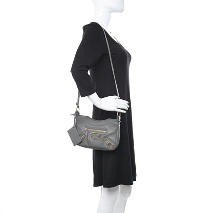 Balenciaga Chevre Gold Metallic Edge Hardware Hip Gris Acier 2 of 15