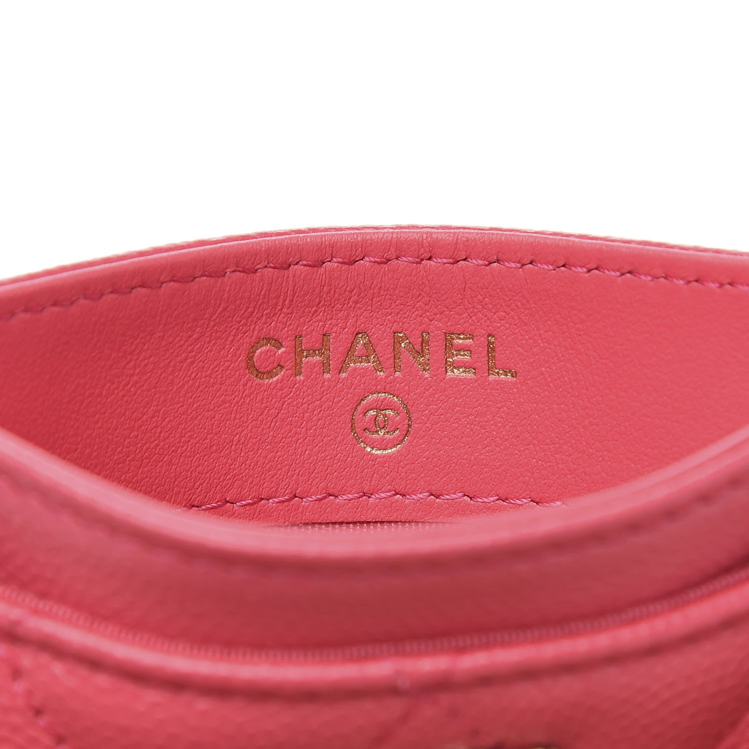 Chanel Caviar Quilted French New Wave Card Holder Rose 6 of 9