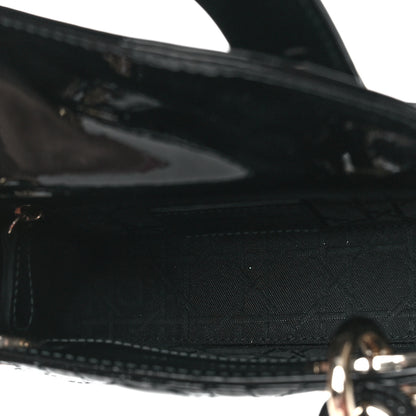 Christian Dior Patent Cannage Mini Lady Dior Black 5 of 8