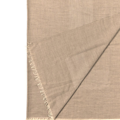 Hermes Cashmere Wool H Scarf Natural 2 of 4