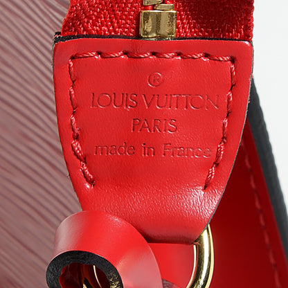 Louis Vuitton Epi Pochette Accessories 24 Castillan Red 7 of 7