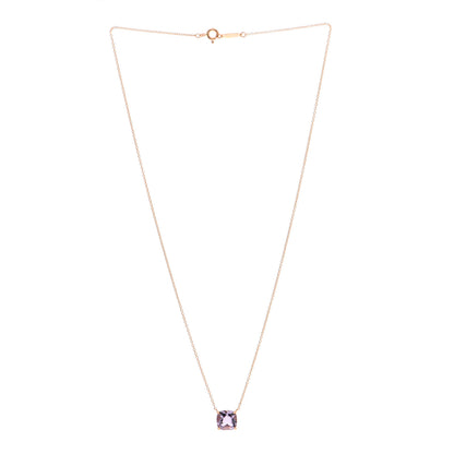 Tiffany 18K Rose Gold Amethyst Sparklers Pendant Necklace 2 of 4