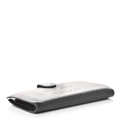 Chanel Caviar Timeless CC French Wallet Black 4 of 19