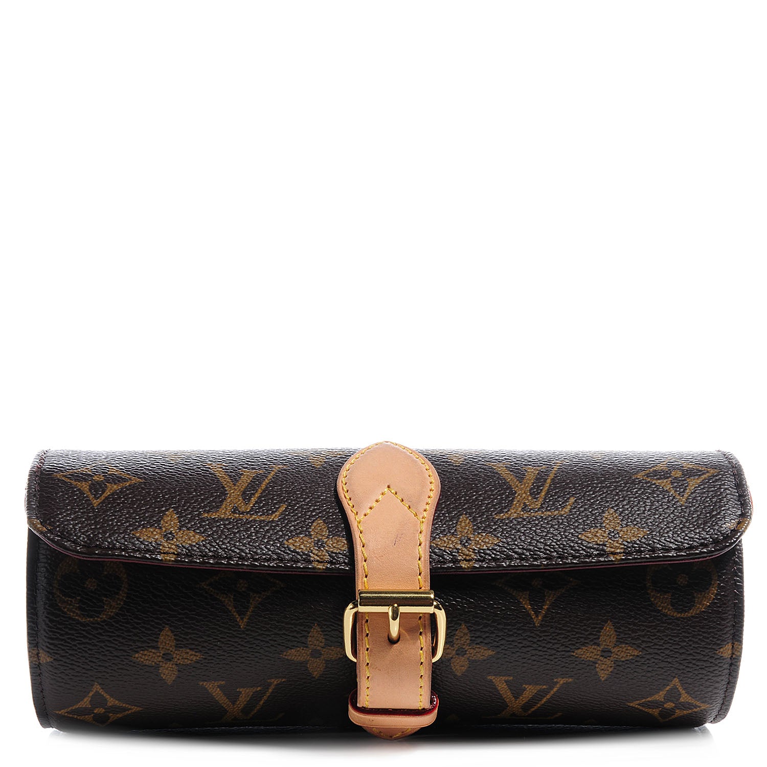 Louis Vuitton Monogram 3 Watch Travel Case 1 of 8