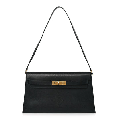 Hermes Chevre Chamkila Kelly Elan Black 1 of 9