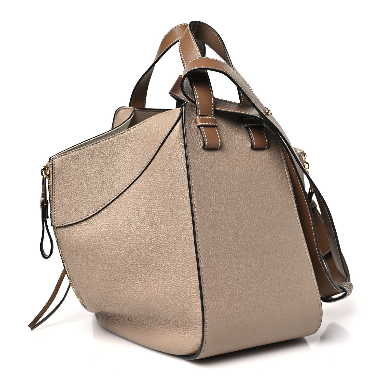 正規品/LOEWE Hammock Small Sand/Mink Loewe Calfskin Small Hammock Shoulder Bag Sand Mink 1783067