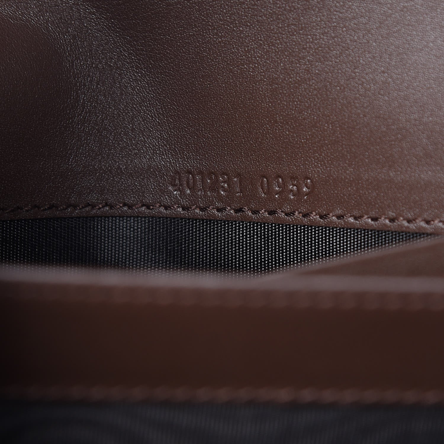 Gucci Velvet GG Monogram Mini Dionysus Chain Wallet Brown 7 of 10