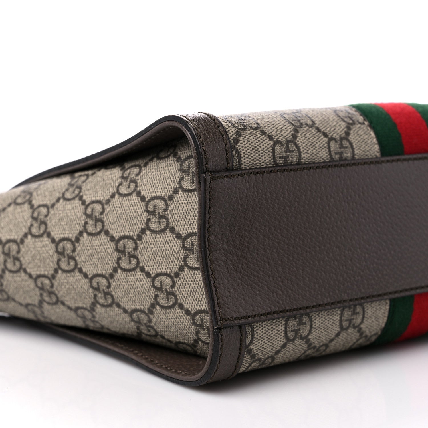 Gucci GG Supreme Monogram Small Ophidia Tote Bag Brown 9 of 12