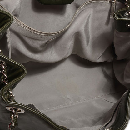 Chanel Calfskin On The Bund Open Accordion Tote Dark Khaki 5 of 7