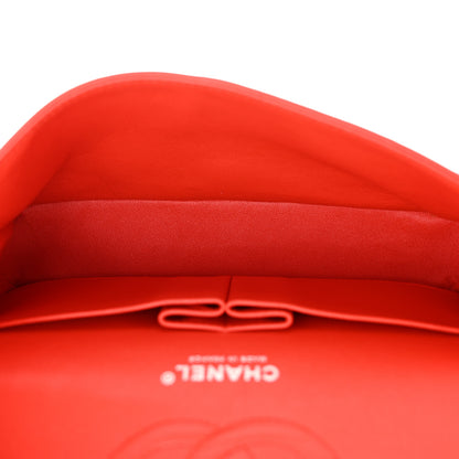 Chanel Patent Quilted Medium Double Flap Red 5 of 12