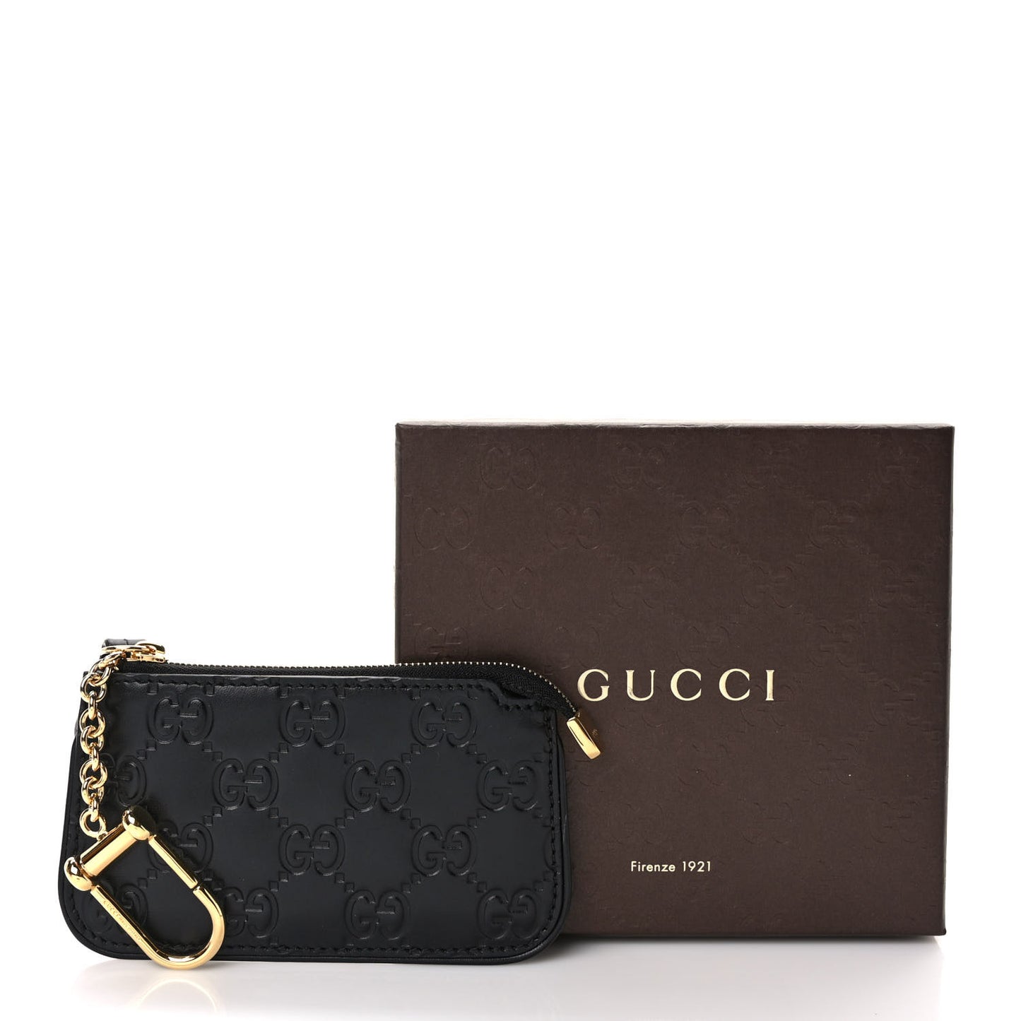 Guccissima Key Case Black
