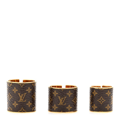 Louis Vuitton Monogram Skin 3 Ring Set M 1 of 8