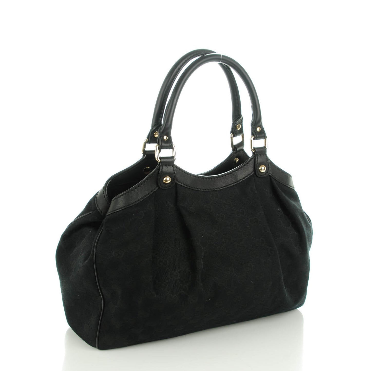 Monogram Medium Sukey Tote Black