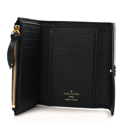Louis Vuitton Empreinte Monogram Giant Victorine Wallet Black Beige 5 of 6
