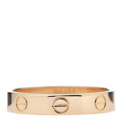 Cartier 18K Yellow Gold 3.5mm LOVE Wedding Band Ring 55 7.25 1 of 6